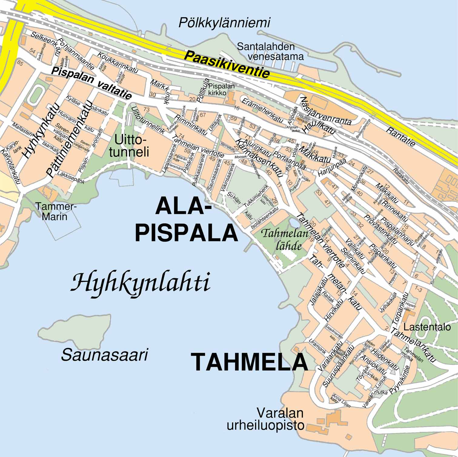 Pispalan kartta